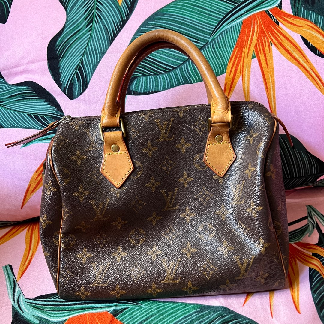 LOUIS VUITTON Epi Speedy 25 in Noir Black, Luxury, Apparel on Carousell