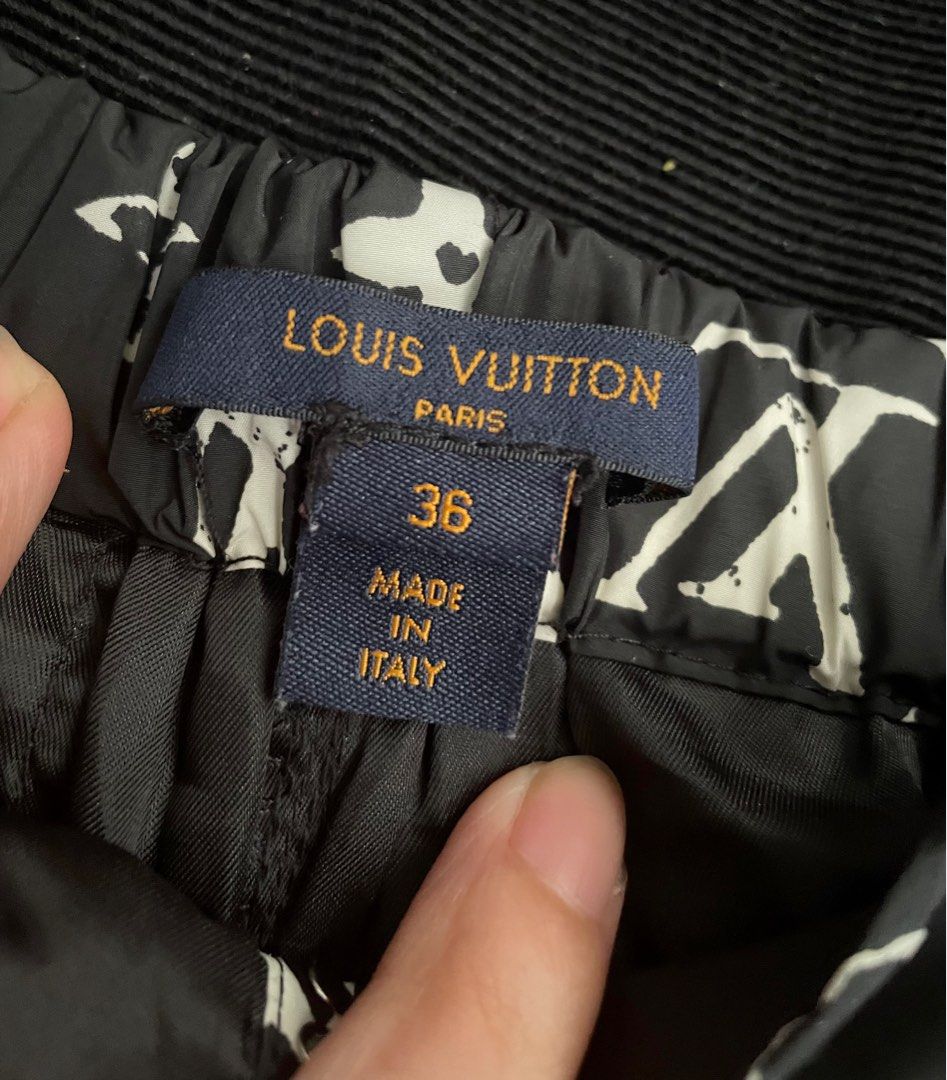 LV Stencil effect Monogram shorts, Luxury, Apparel on Carousell