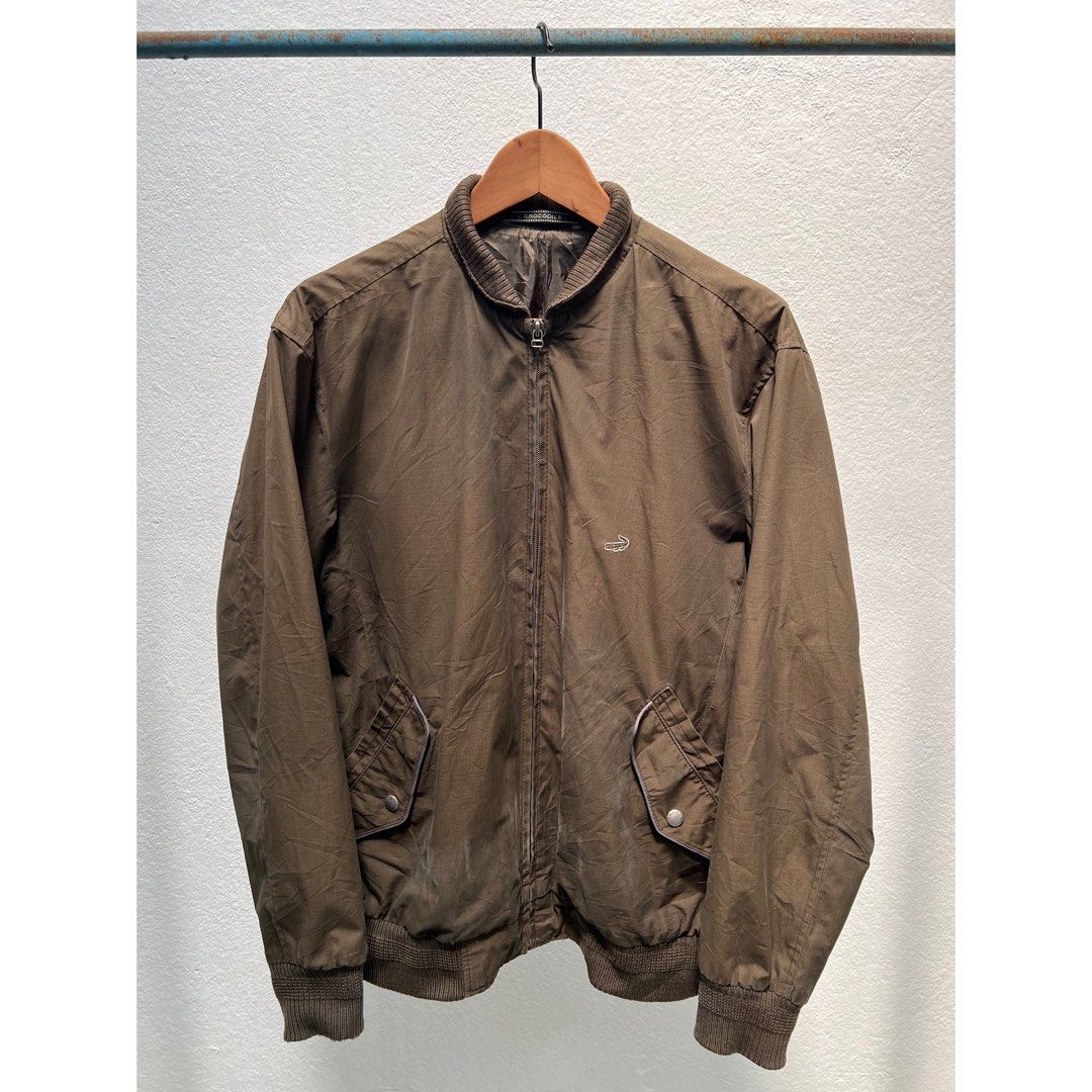 Enigmatic Croc Metallic Green Leather Jacket – StudioSuits