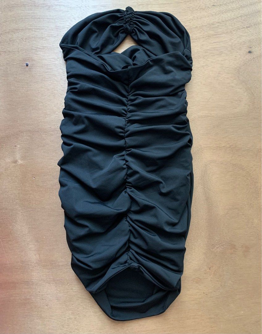 MADDY EUPHORIA BLACK DRESS (with headband and necklace), Women's Fashion,  Dresses & Sets, Dresses on Carousell
