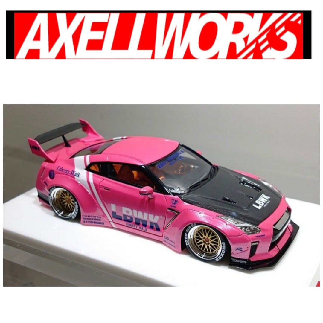 1/43 AXELLWORKS LBWORKS GT-R R35 Type 1.5 アクセルワークス メイクアップ MakeUp アイドロン  EIDOLON LBWK リバティーウォーク｜ミニカー