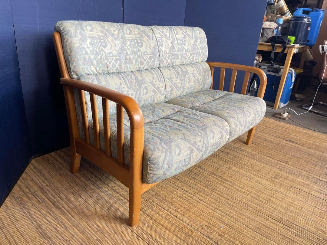 Maruni wooden sofa Japan sueplus (Category: Sofas) located in Manila. Submitted by Hezcki (Listing ID 1249488575, Image 3). Description: .