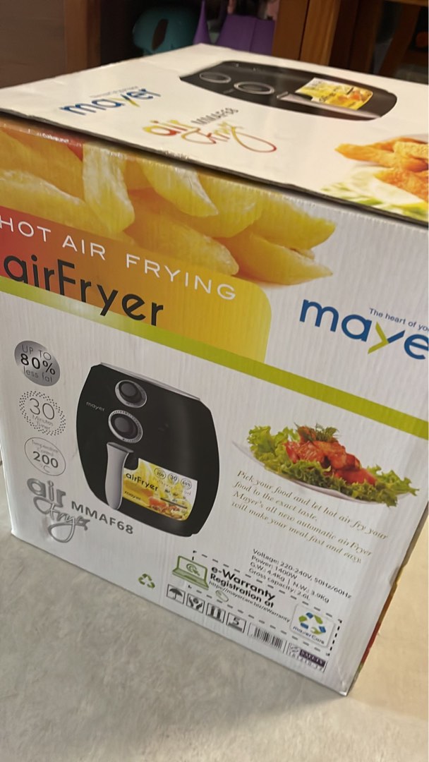 Mayer Air Fryer, TV & Home Appliances, Kitchen Appliances, Fryers on