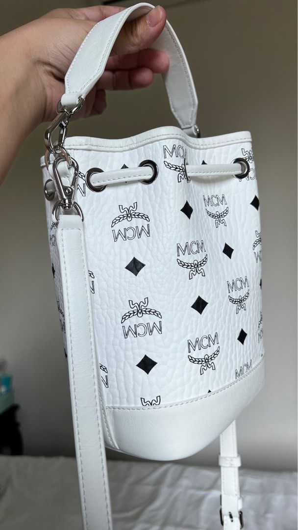White new arrivals mcm crossbody