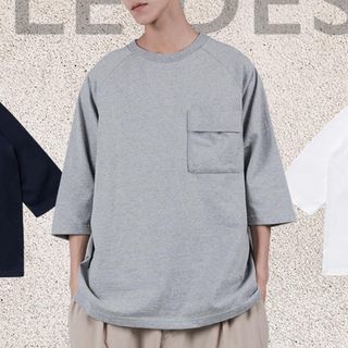 Melsign simple design CT 3/4 tee 尺寸Xl jks goopi可參考