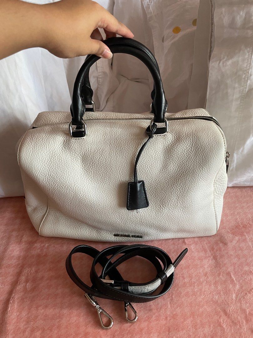 Michael Kors Kirby Leather Satchel Cross body Bag Guaranteed Authentic