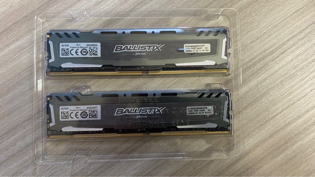 Micron Ballistix Sport LT DDR 4 3200 8G 2 CL16