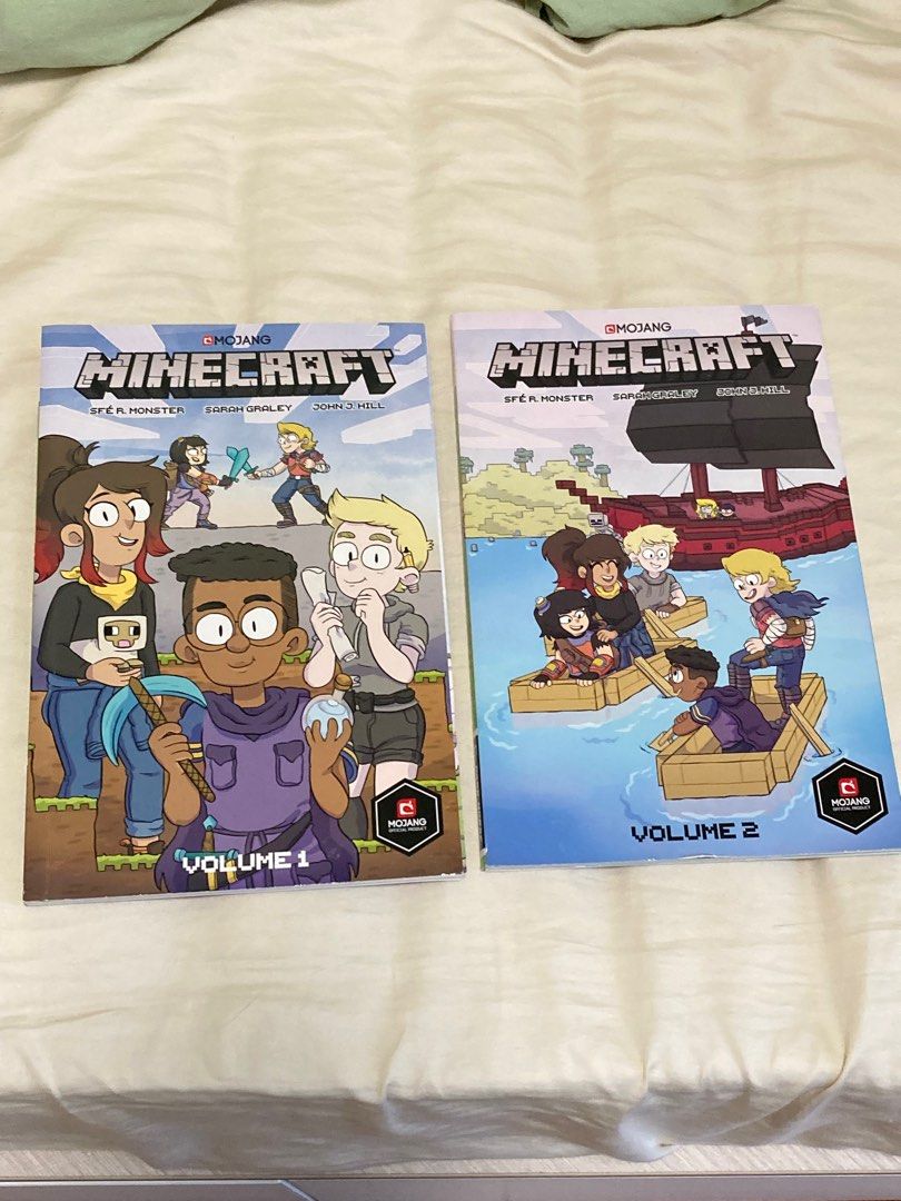 Minecraft:　興趣及遊戲,　Monster　•　Graley　2,　•　Hill　書本　文具,　漫畫-　Carousell