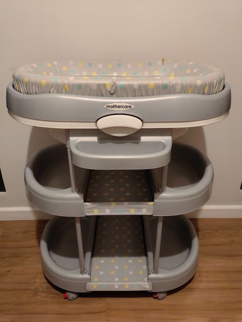 Mothercare baby changing table with bathtub and storage on Carousell