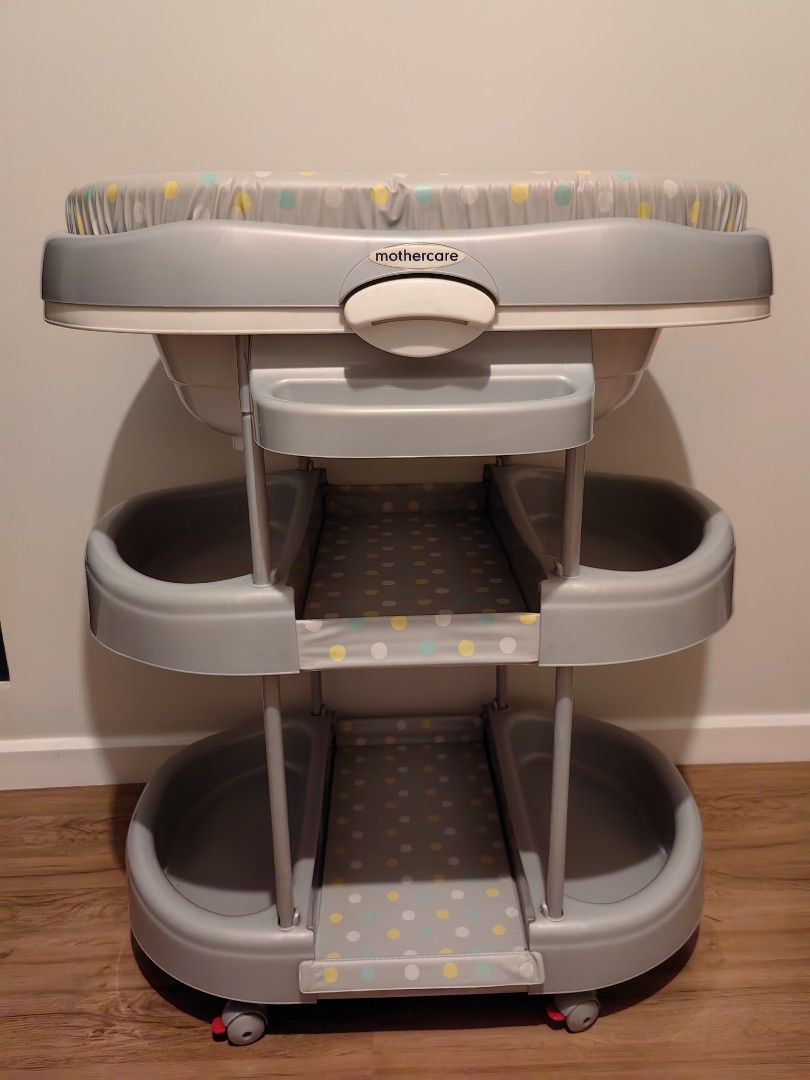 Mothercare baby changing table with bathtub and storage on Carousell