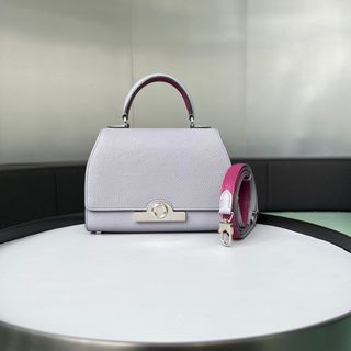 Pre-owned Moynat Paris Leather Handbag In Pink