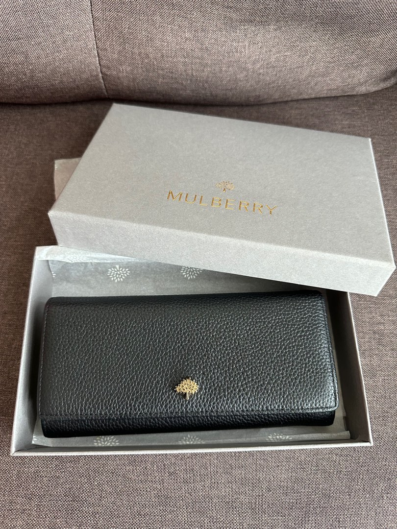 Mulberry Tree Long Wallet in Black | Lyst UK