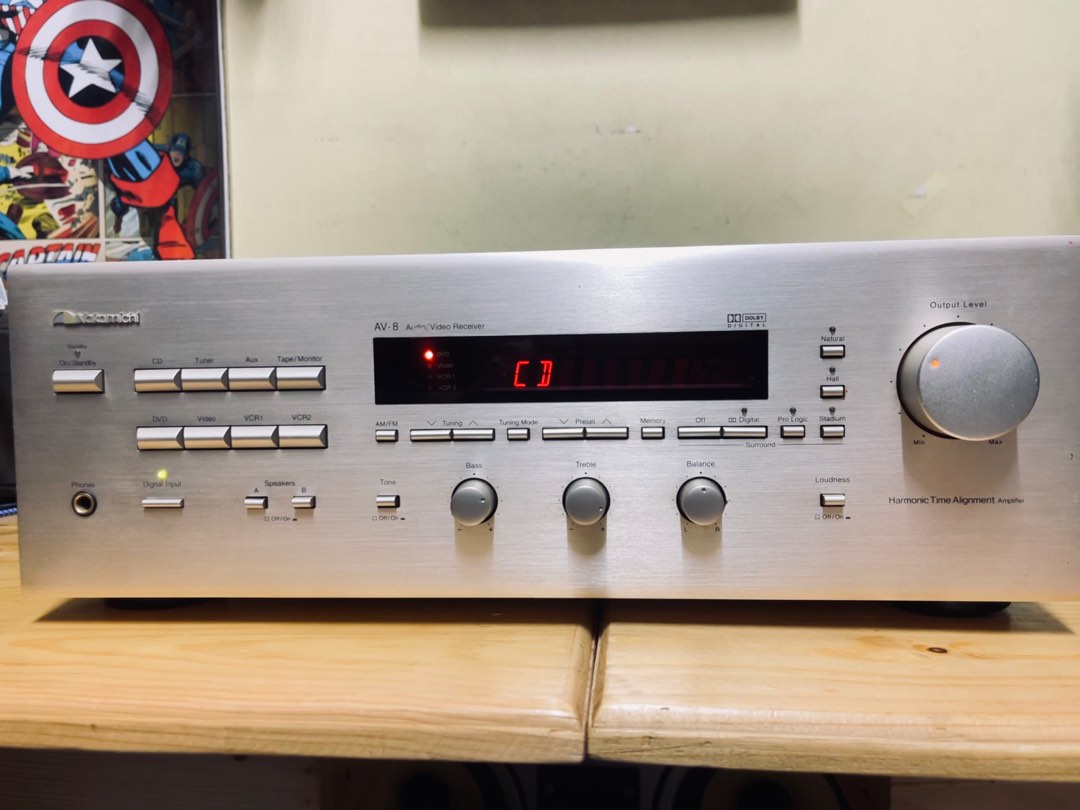 NAKAMICHI AV8 HARMONIC TIME ALIGNMENT SURROUND SOUND RECEIVER, Audio, Soundbars, Speakers