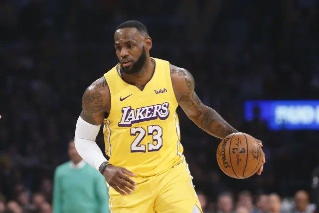 City Edition 2019-2020 Los Angeles Lakers Yellow #23 NBA Jersey
