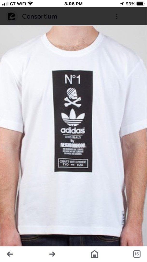 Adidas neighborhood hot sale shirt