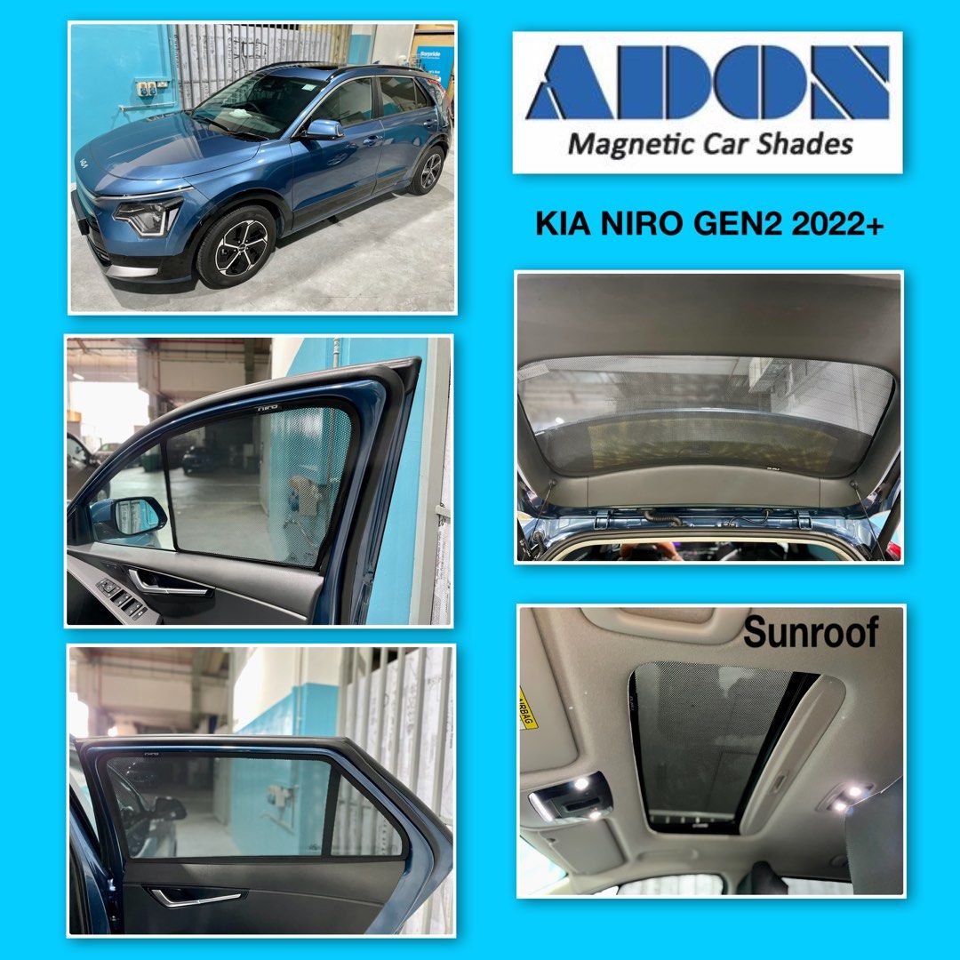 New / Coming! Car Shades / KIA NIRO GEN2/ CITROEN C4 GEN 3 / BMW iX / KIA EV6 / Mercedes S Class