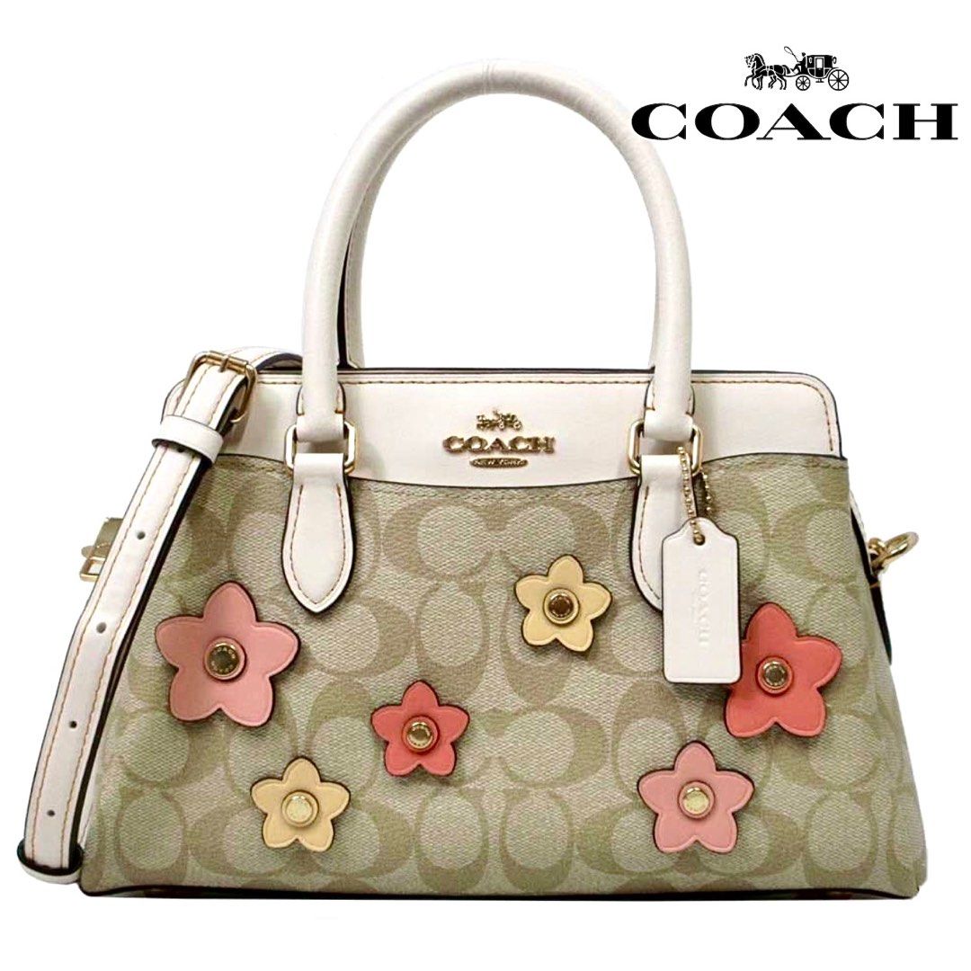 COACH®  Darcie Carryall In Signature Canvas With Country Floral Print