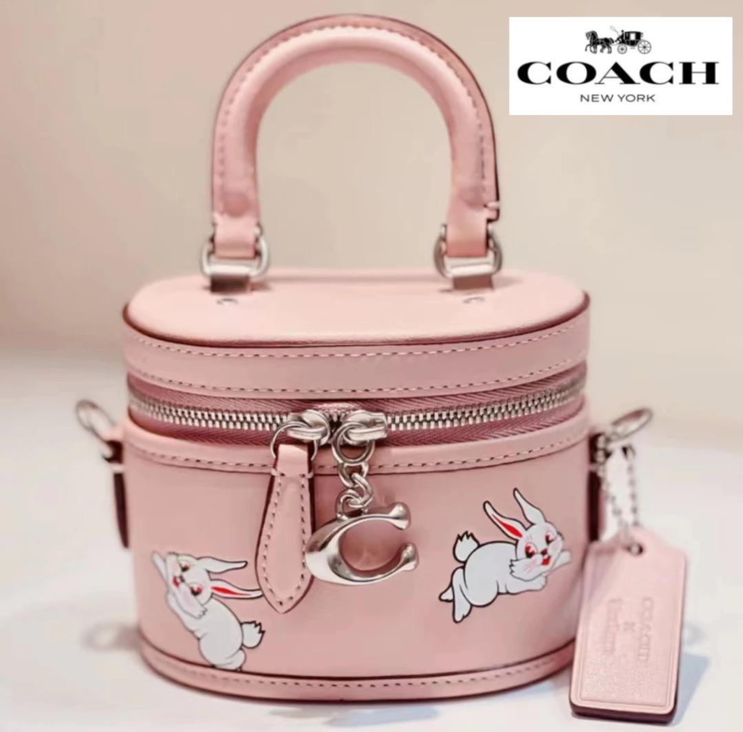 Coach trail bag top pink