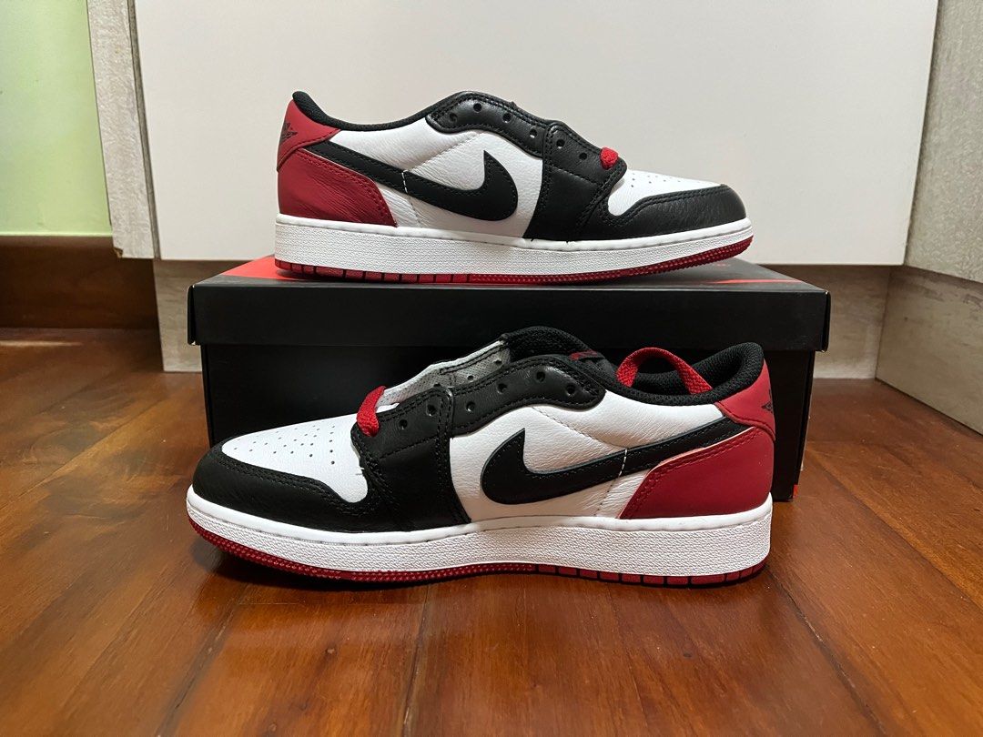 Nike Air Jordan 1 Low OG Black Toe GS