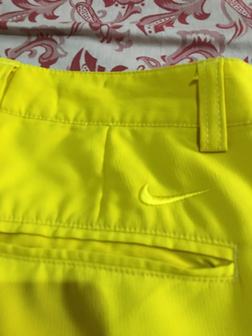 Nike yellow clearance golf pants