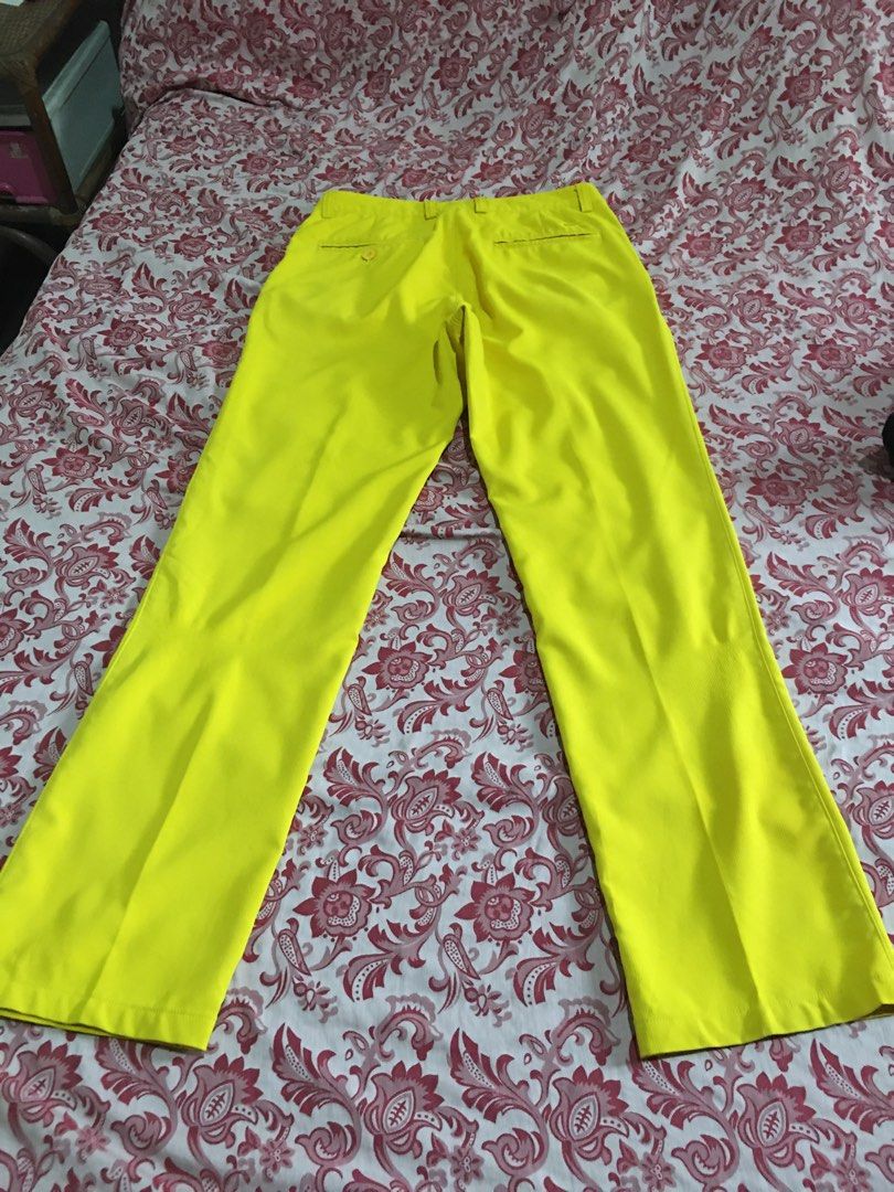Yellow nike golf sale pants