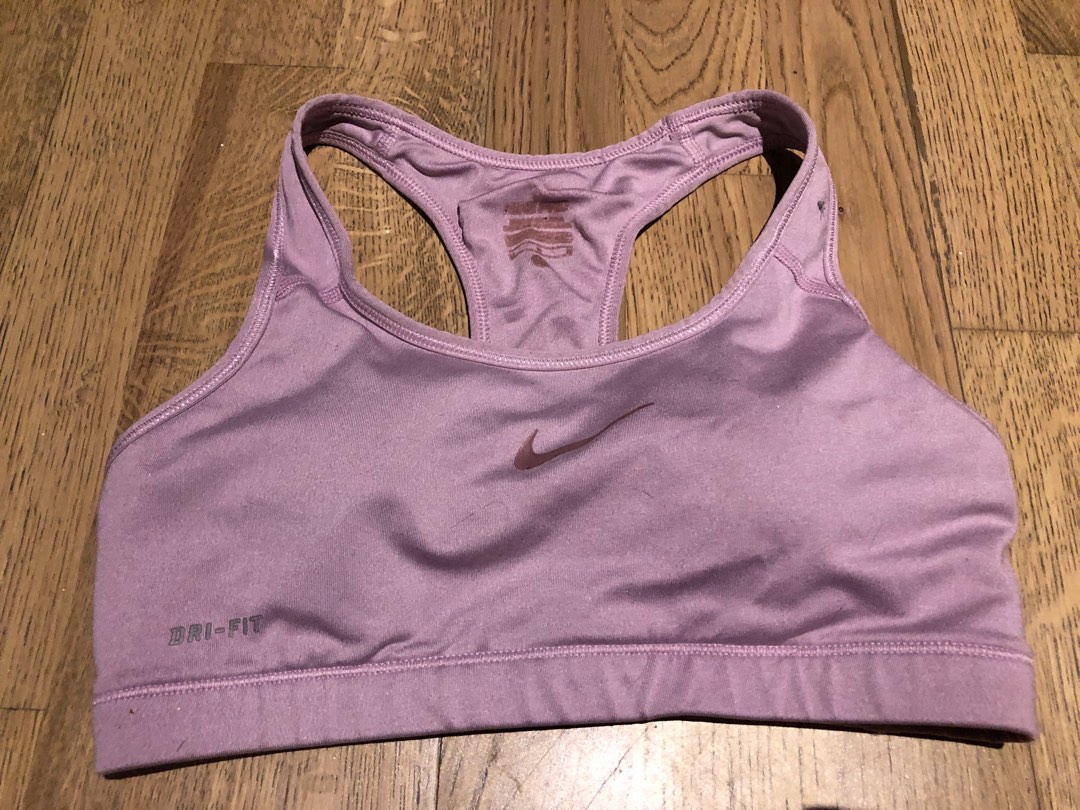 Nike purple Swoosh sports-bra. Originally RM149, Women's Fashion