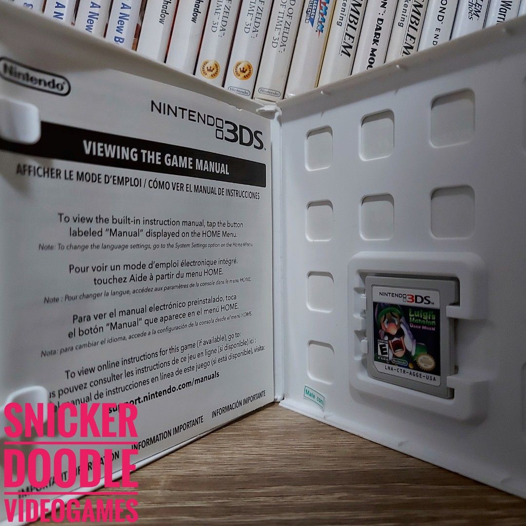 Nintendo 3DS Kirby Triple Deluxe & Luigi's Mansion Dark Moon Nintendo