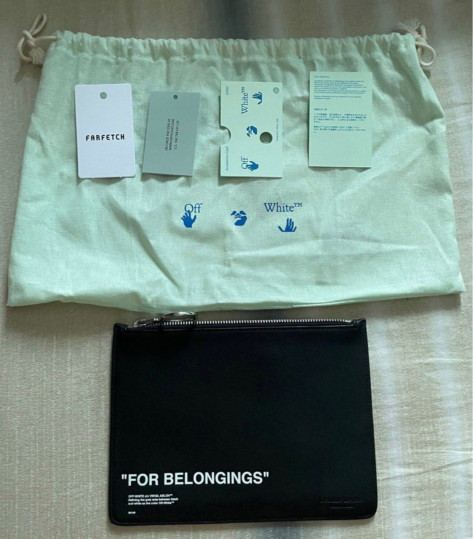 White leather pouch top