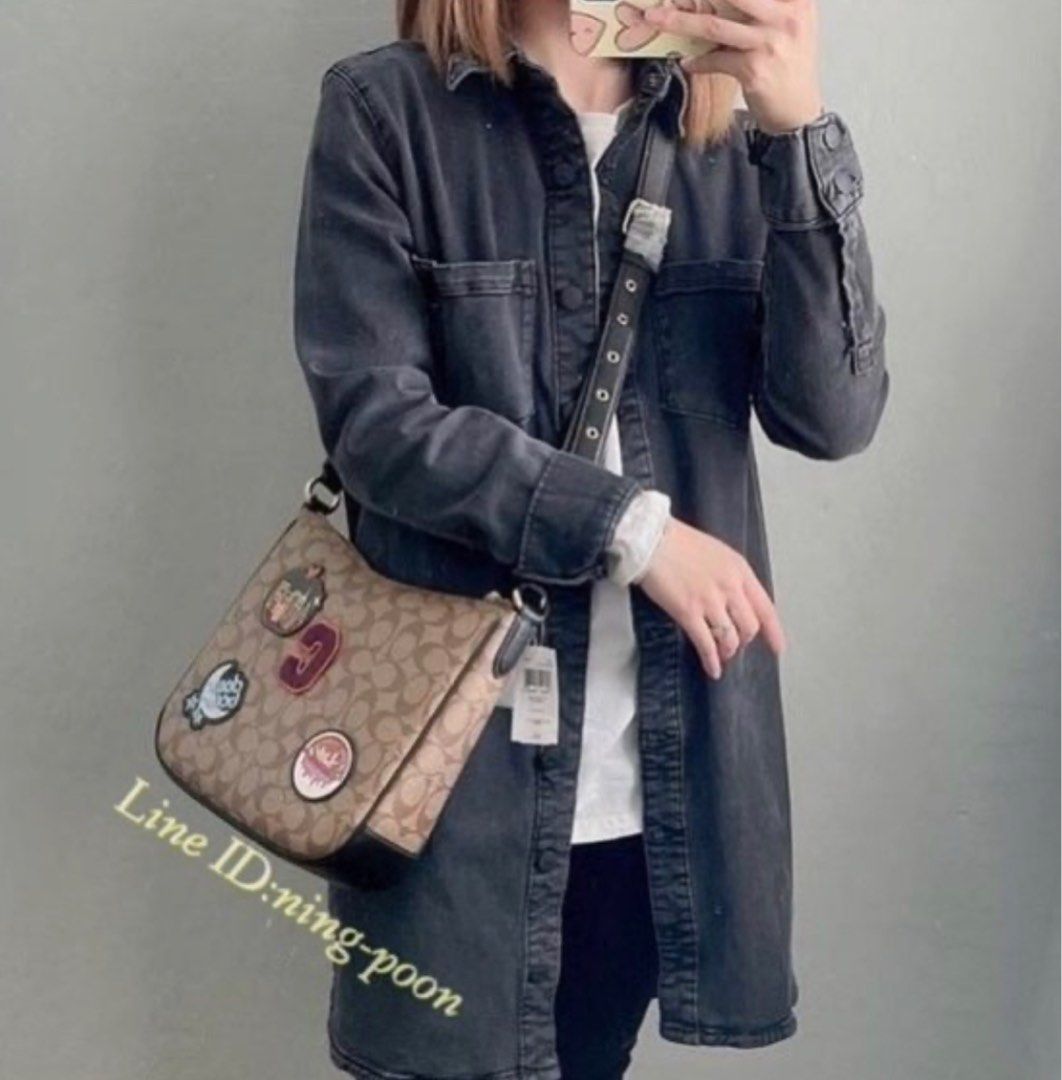 Coach ellie hotsell file bag black