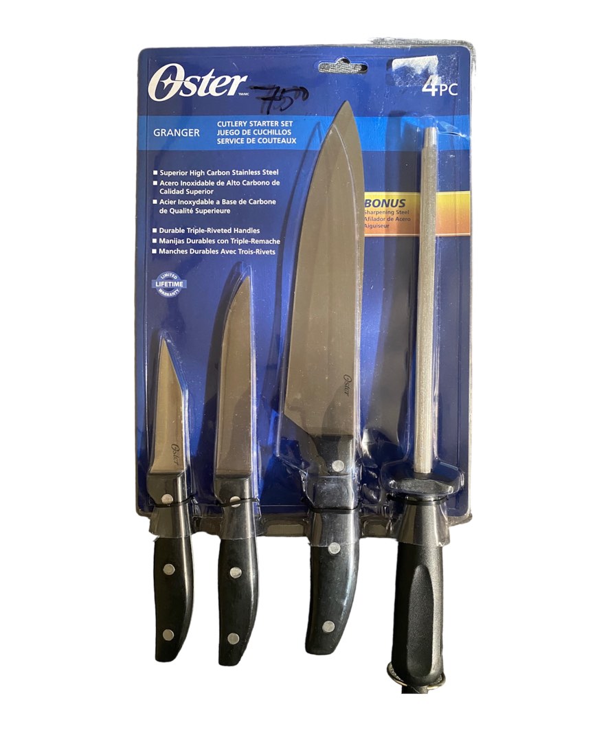 Oster Knife, Furniture & Home Living, Kitchenware & Tableware, Knives & Chopping Boards on Carousell