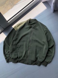 Oversize stretch korean bomber jacket