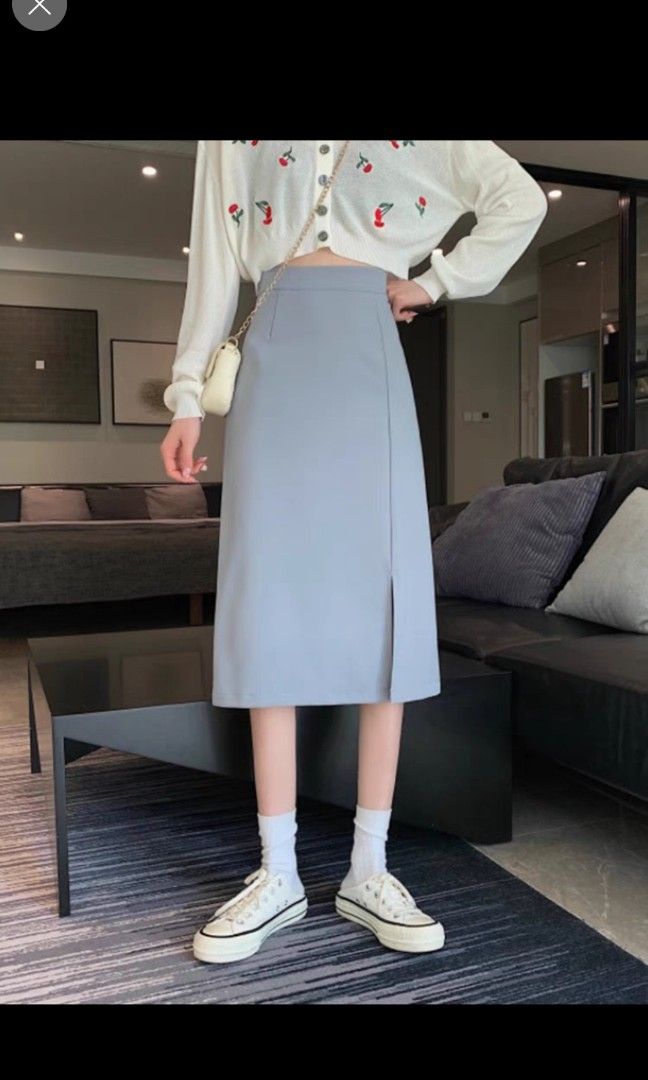 Grey online skirt 4xl