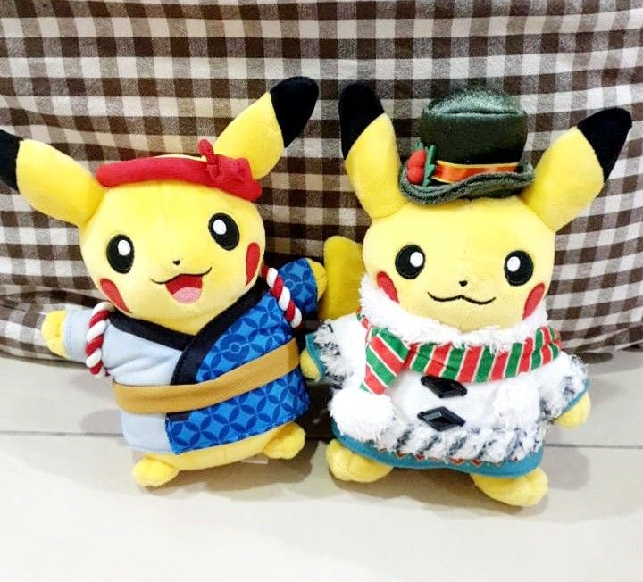Pokemon Center Japanese Festival and Winter Carnival Pikachu plush