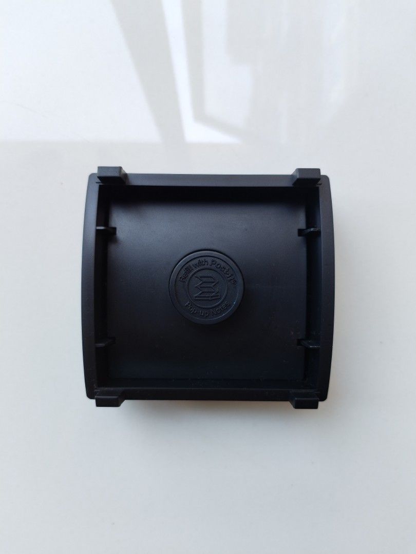 Post-it® Note Dispenser, 3 in x 3 in, Black Base Clear Top