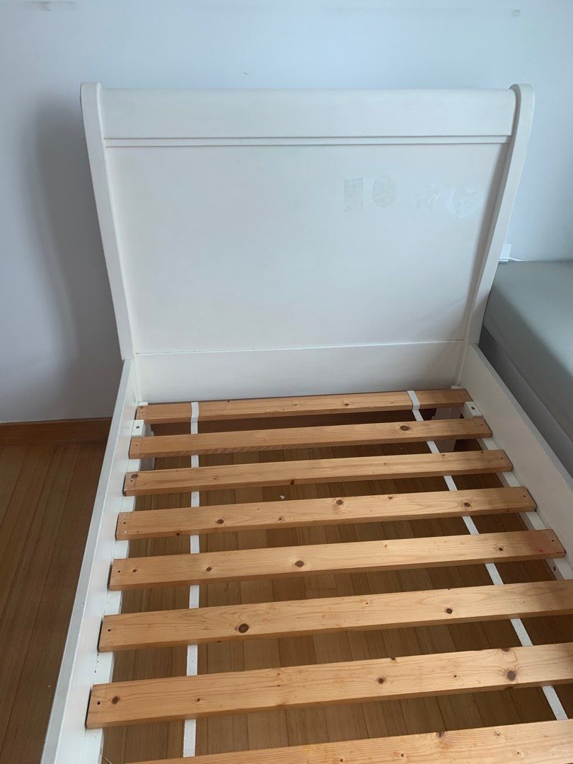 Pottery Barn Super Single Bed Frame, Furniture & Home Living, Furniture