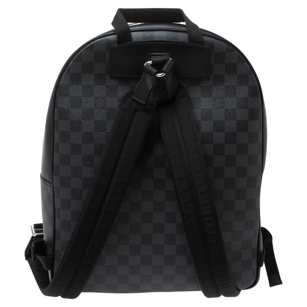 Louis Vuitton Josh Backpack Damier Graphite Black in Coated Canvas/Leather  with Silver-tone - US