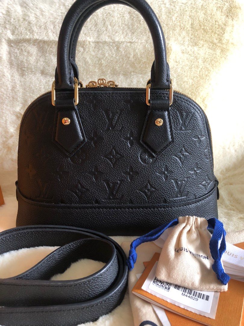 Louis Vuitton Neo Alma BB Monogram Empreinte Leather Black GHW(new ver