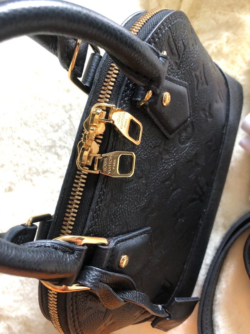 Louis Vuitton Nano Alma Lagon Lamb