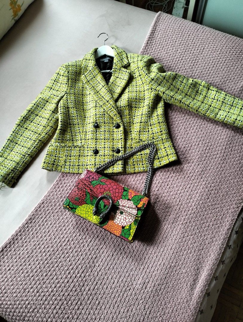 Tweed jacket primark top