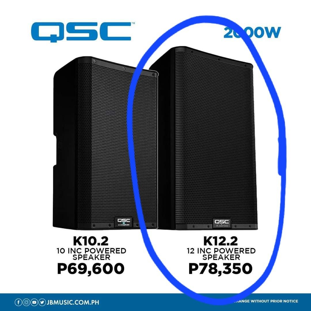 Qsc EV Speakers on Carousell