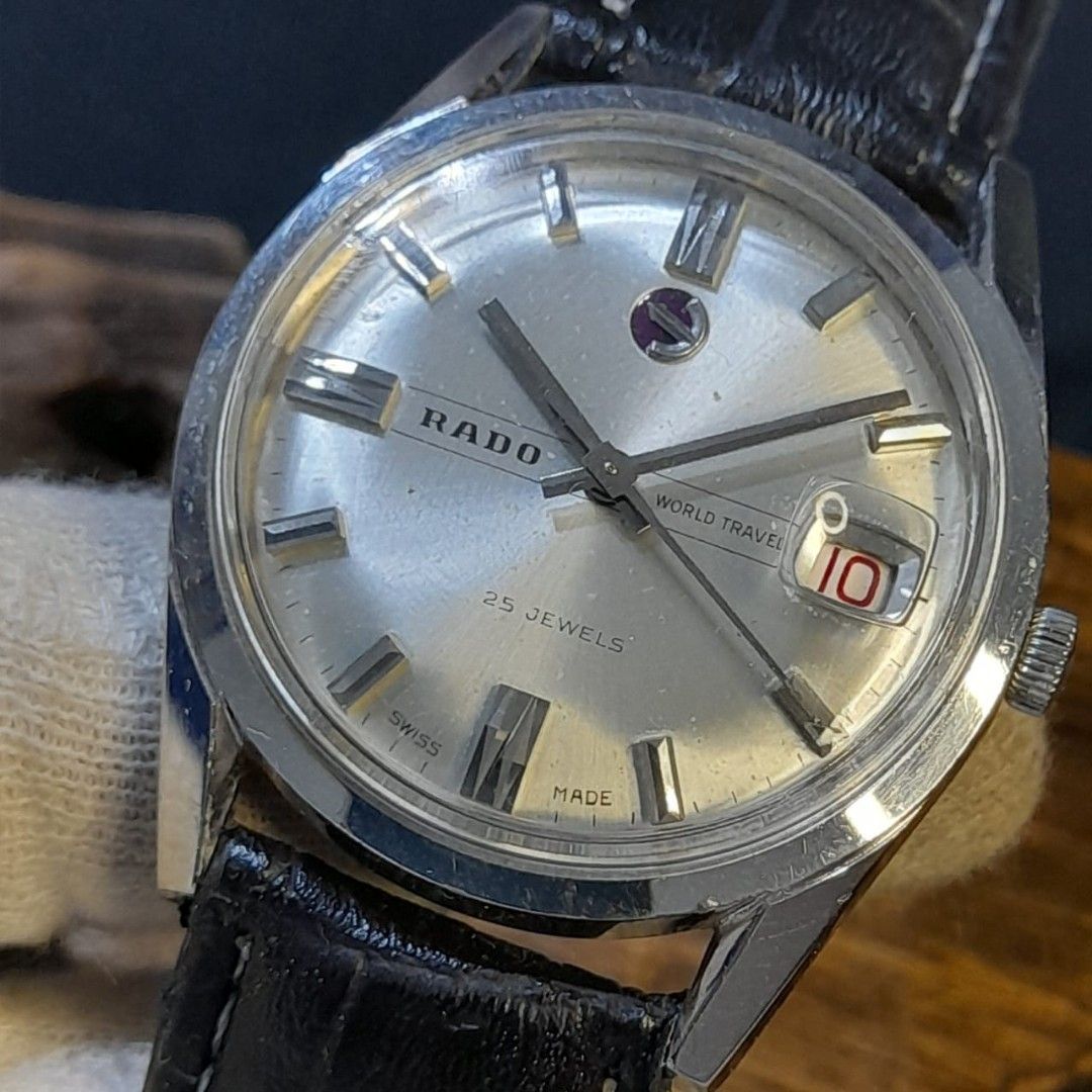 Rado World Travel, Luxury, Watches on Carousell