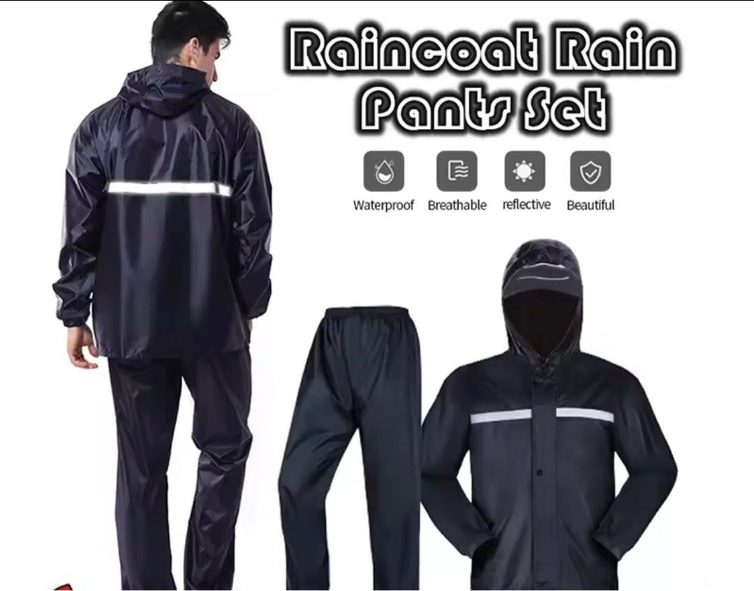 Raincoat on sale with pants