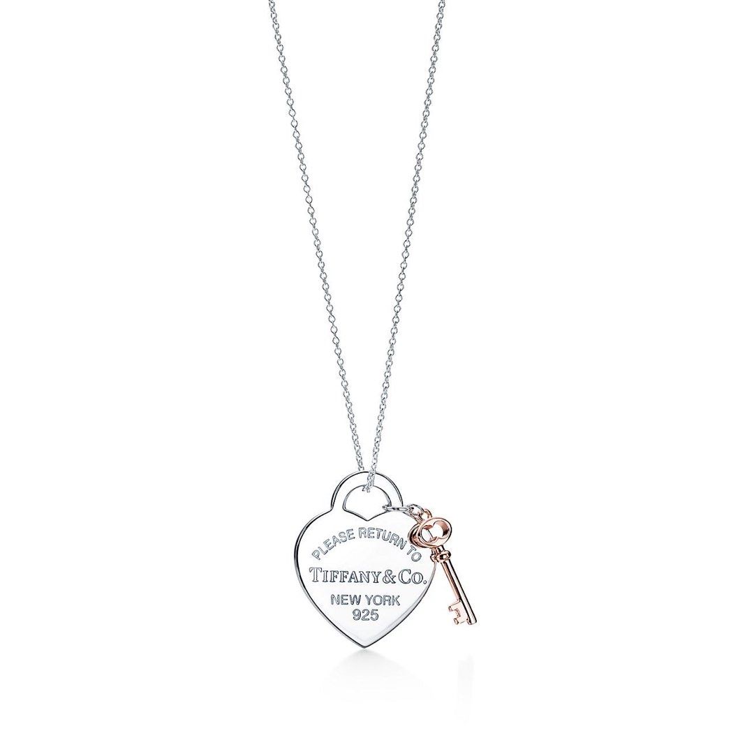 Return to tiffany clearance necklace with key