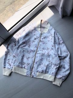 Reversible florish fullprint jacket