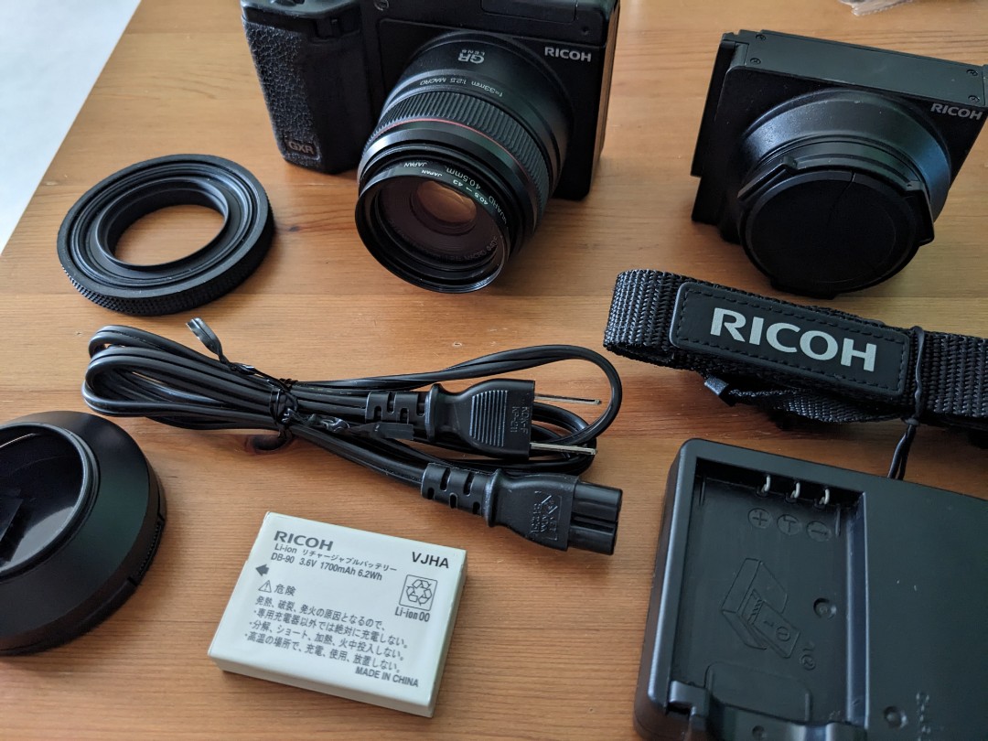Ricoh GXR GR Lens 50mm 2.5+ P10變焦鏡+VF2觀景器, 攝影器材