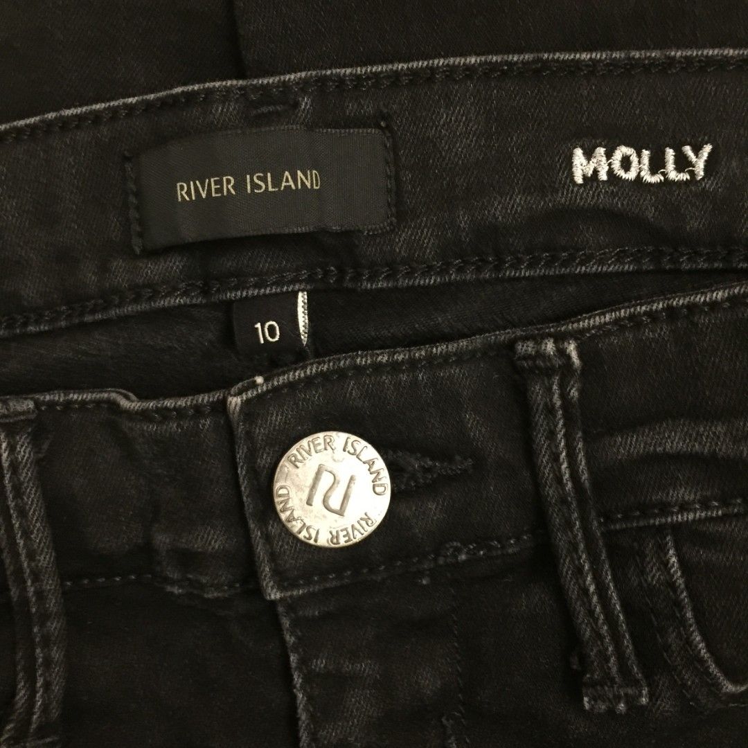 RIVER ISLAND Molly Ripped Jeans on Carousell
