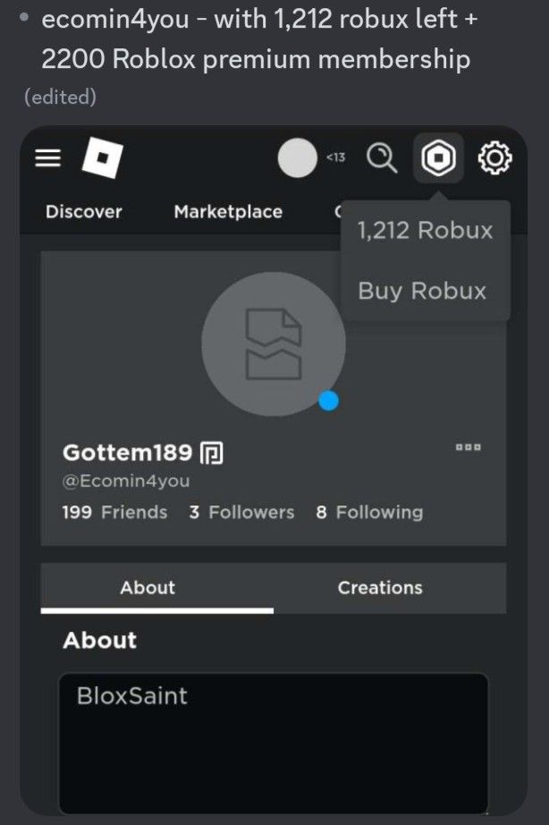 ROBLOX ACCOUNT for salee on Carousell