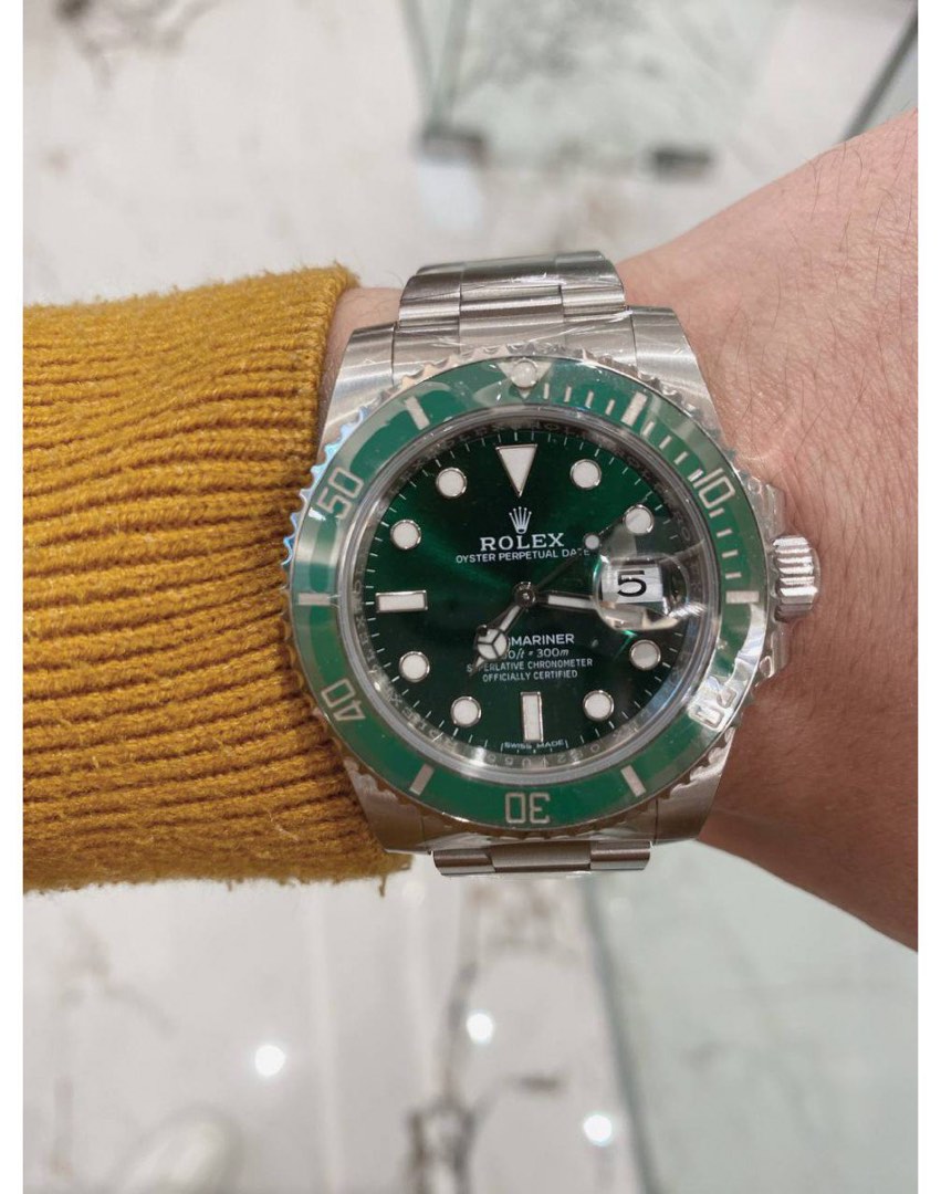 Gold hulk rolex sale