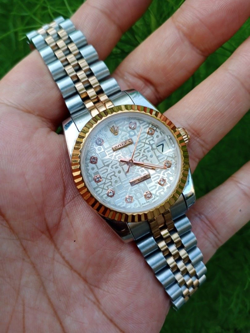 Rolex wanita automatic, Fesyen Wanita, Jam Tangan di Carousell