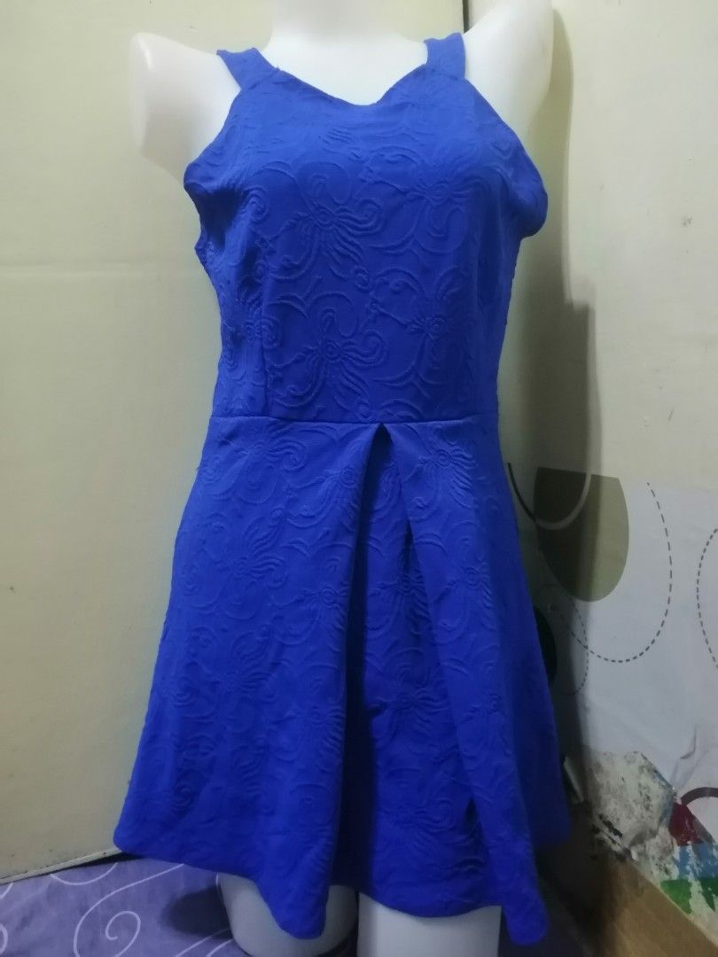 princess polly baby blue dress Royal Blue